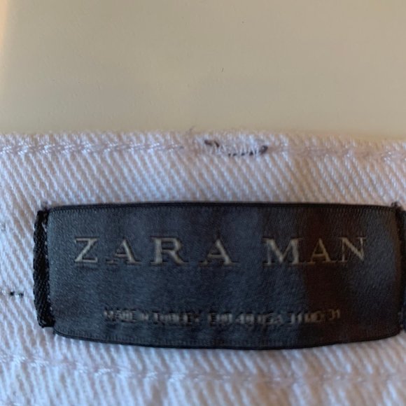 Zara Man's White Jeans 31 - Picture 2 of 4